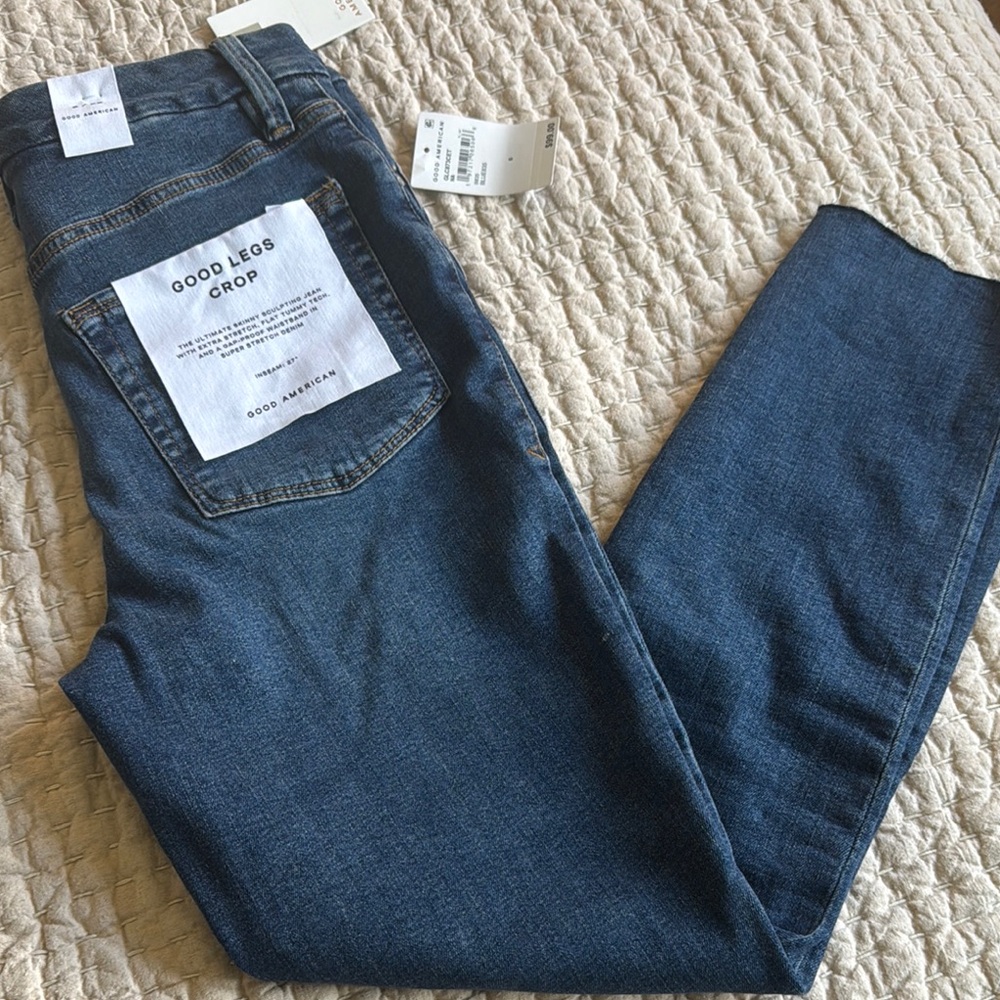 Good American Good Leg Crop